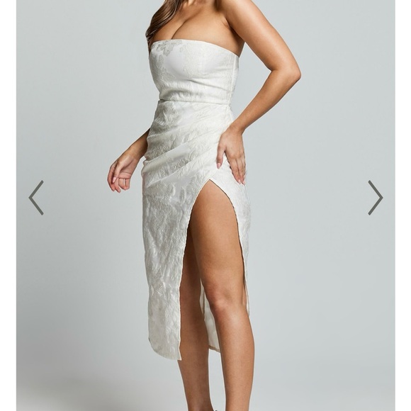 Showpo - Strapless Slit Dress - Picture 3 of 12